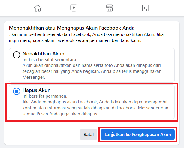 Cara Menghapus Akun Facebook (FB) Secara Permanen Dan Sementara - Blog ...